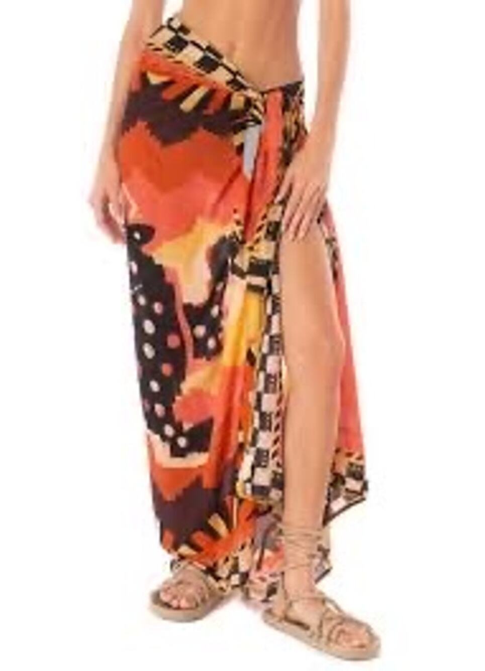 Maaji Sarong Isla Pareo Cover up Colorful Pareo One Size NWT